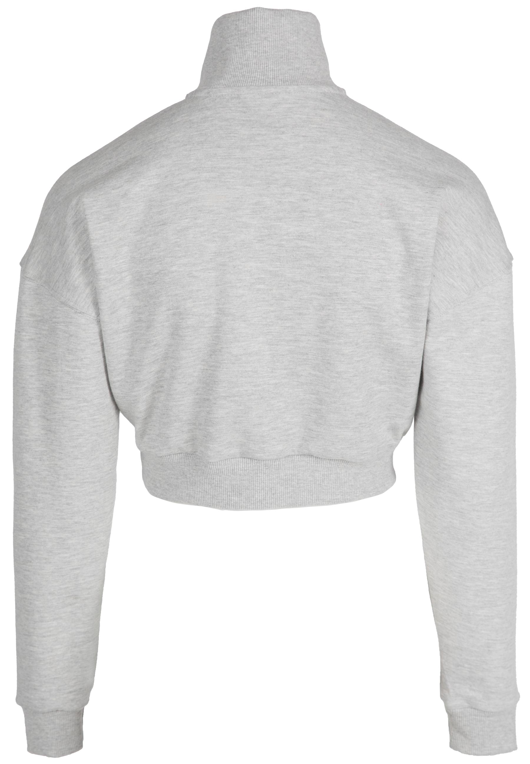 Ocala Cropped Half-Zip Sweatshirt, grey - 5