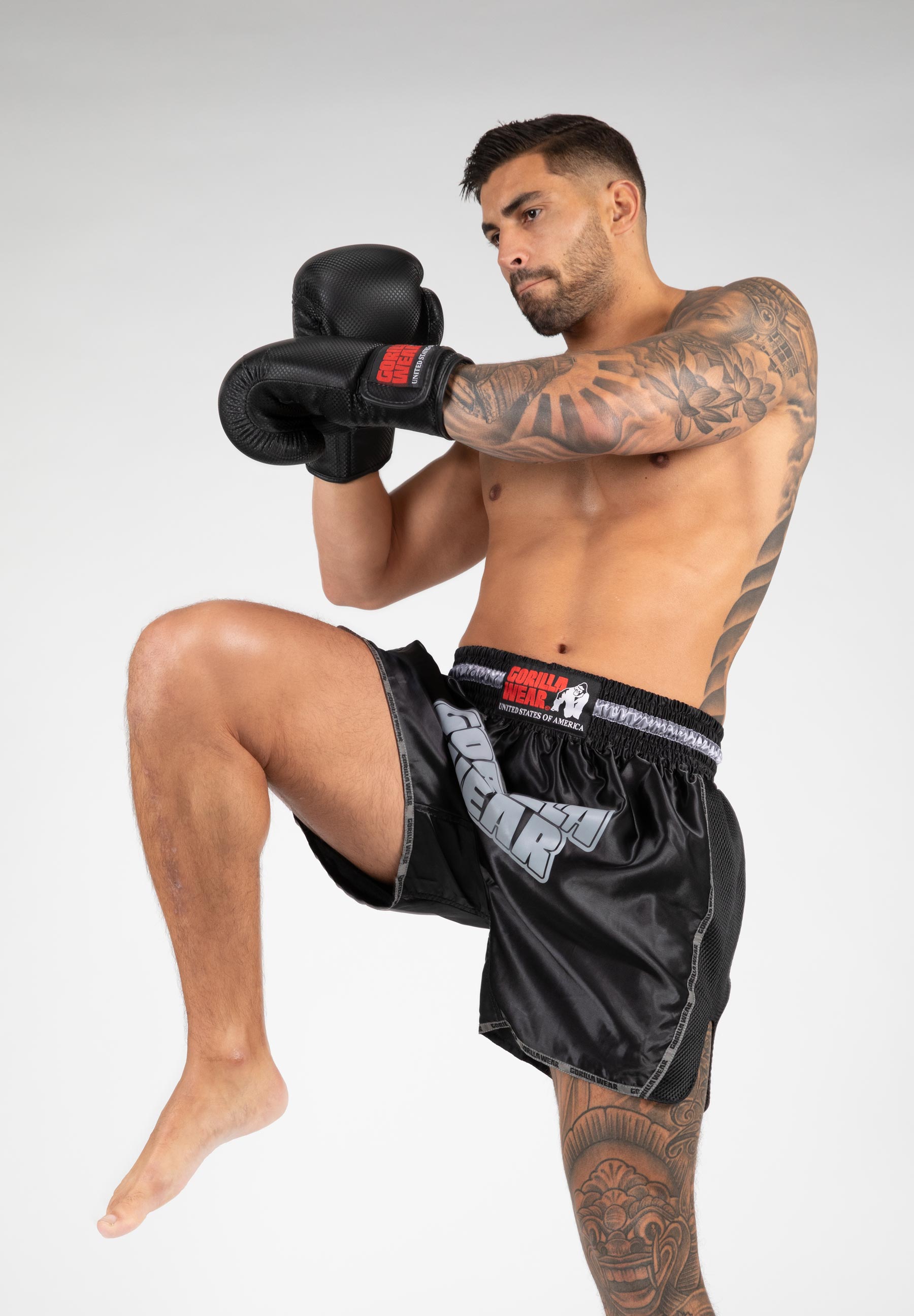 Piru Muay Thai Shorts, black - 10