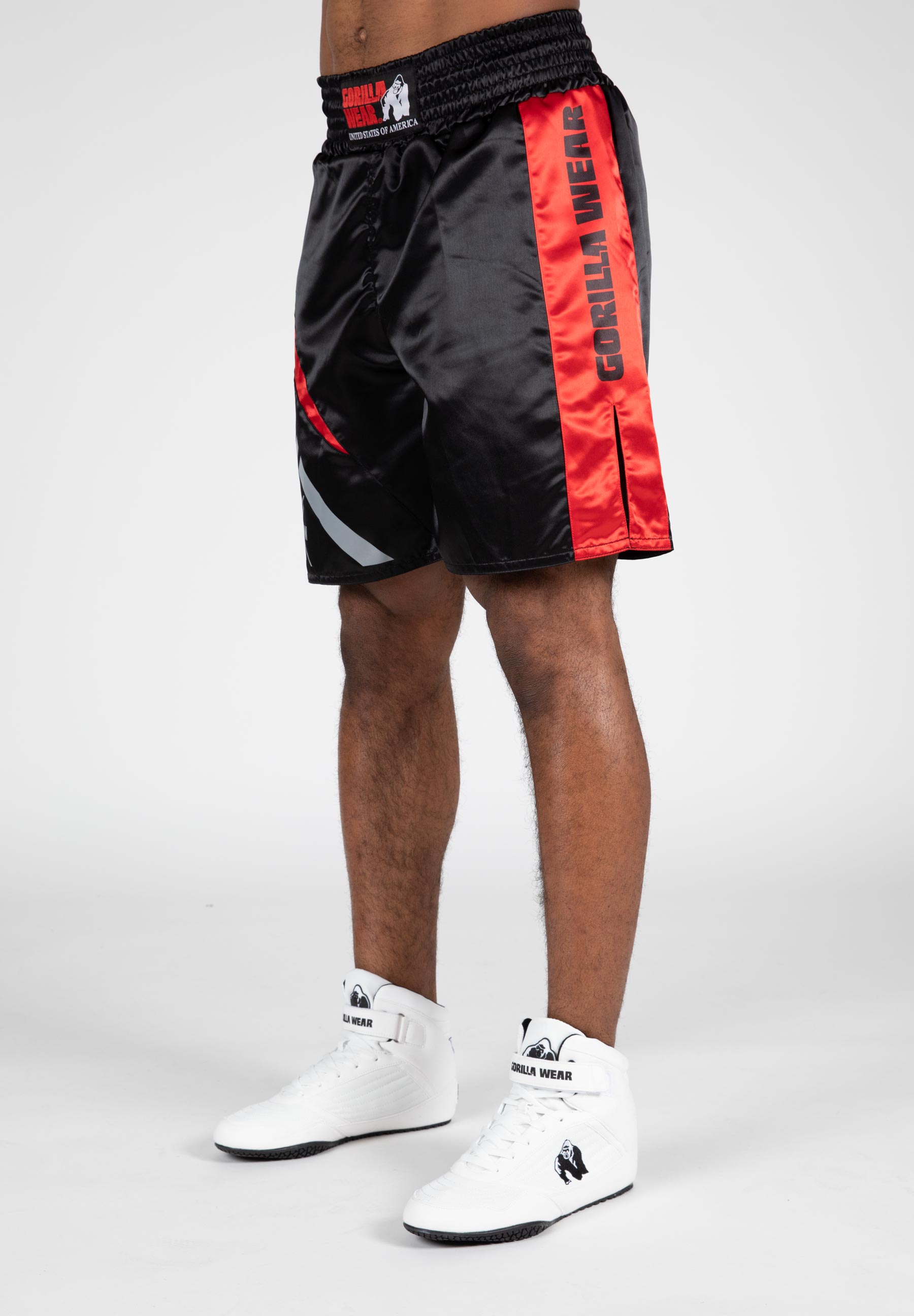 Hornell Boxing Shorts, black/red - 10