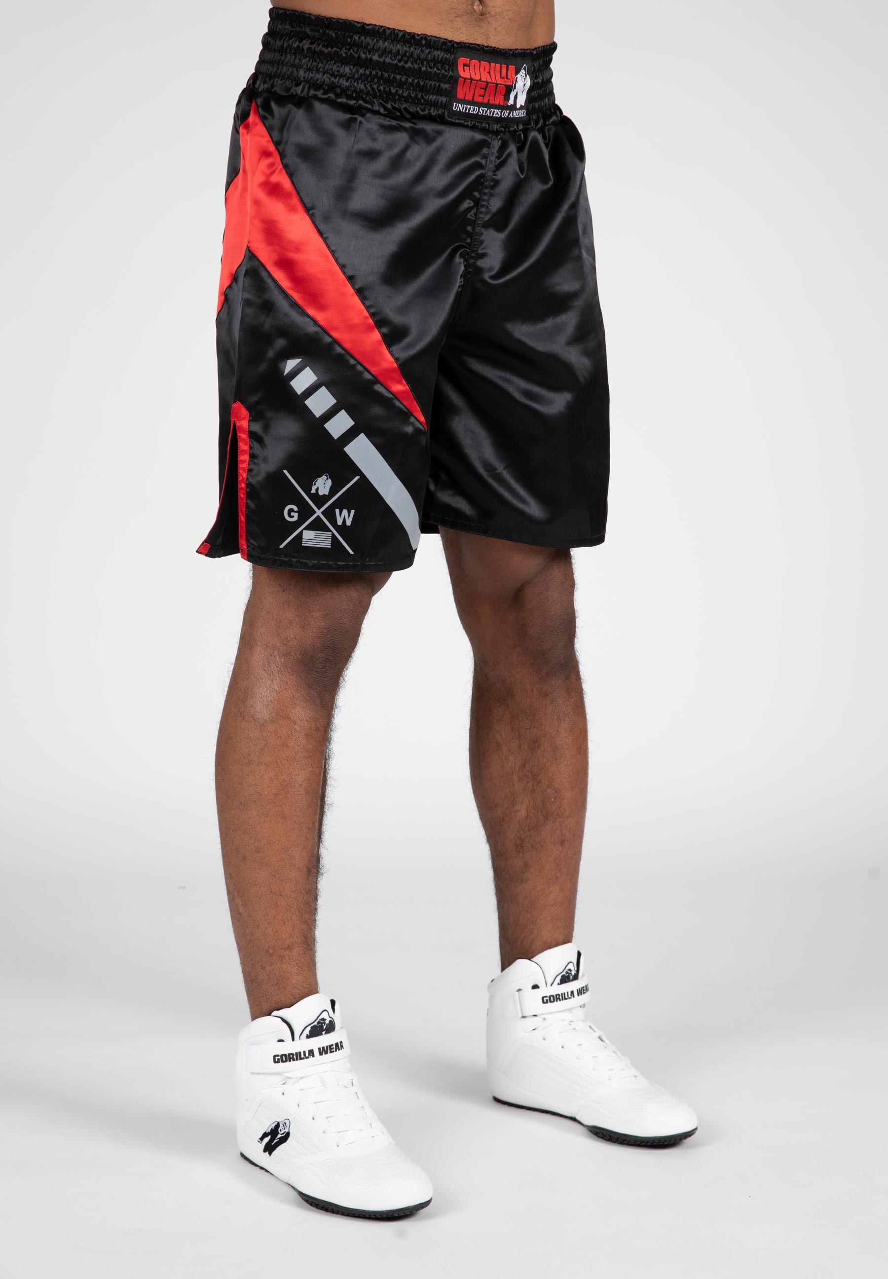 Hornell Boxing Shorts, black/red - 5