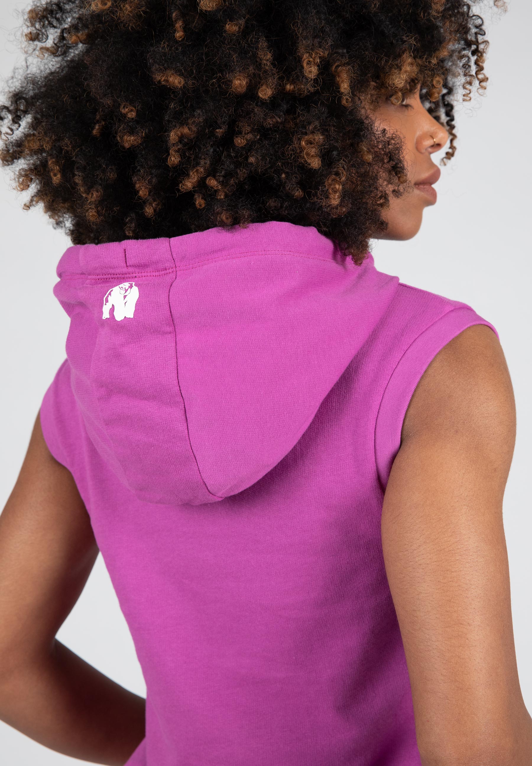 Virginia Sleeveless Hoodie, pink - 10
