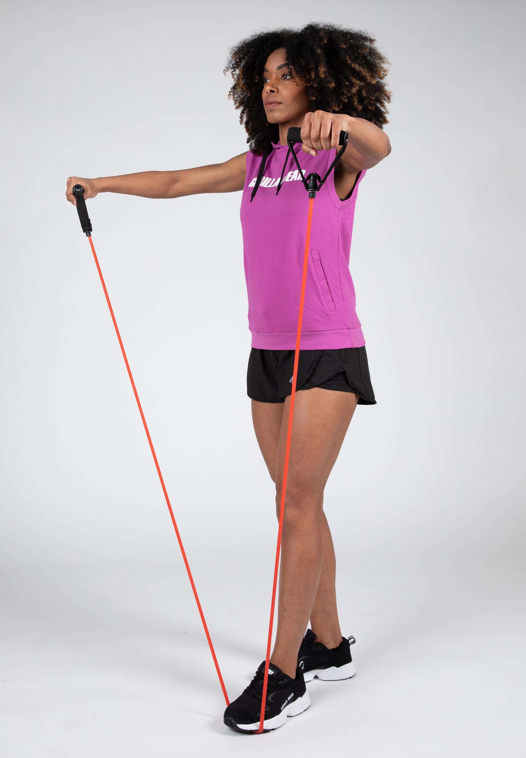 Virginia Sleeveless Hoodie, pink - 7