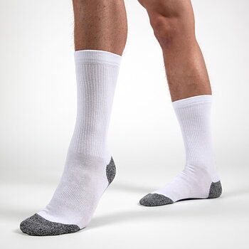 Performance Crew Socks, white