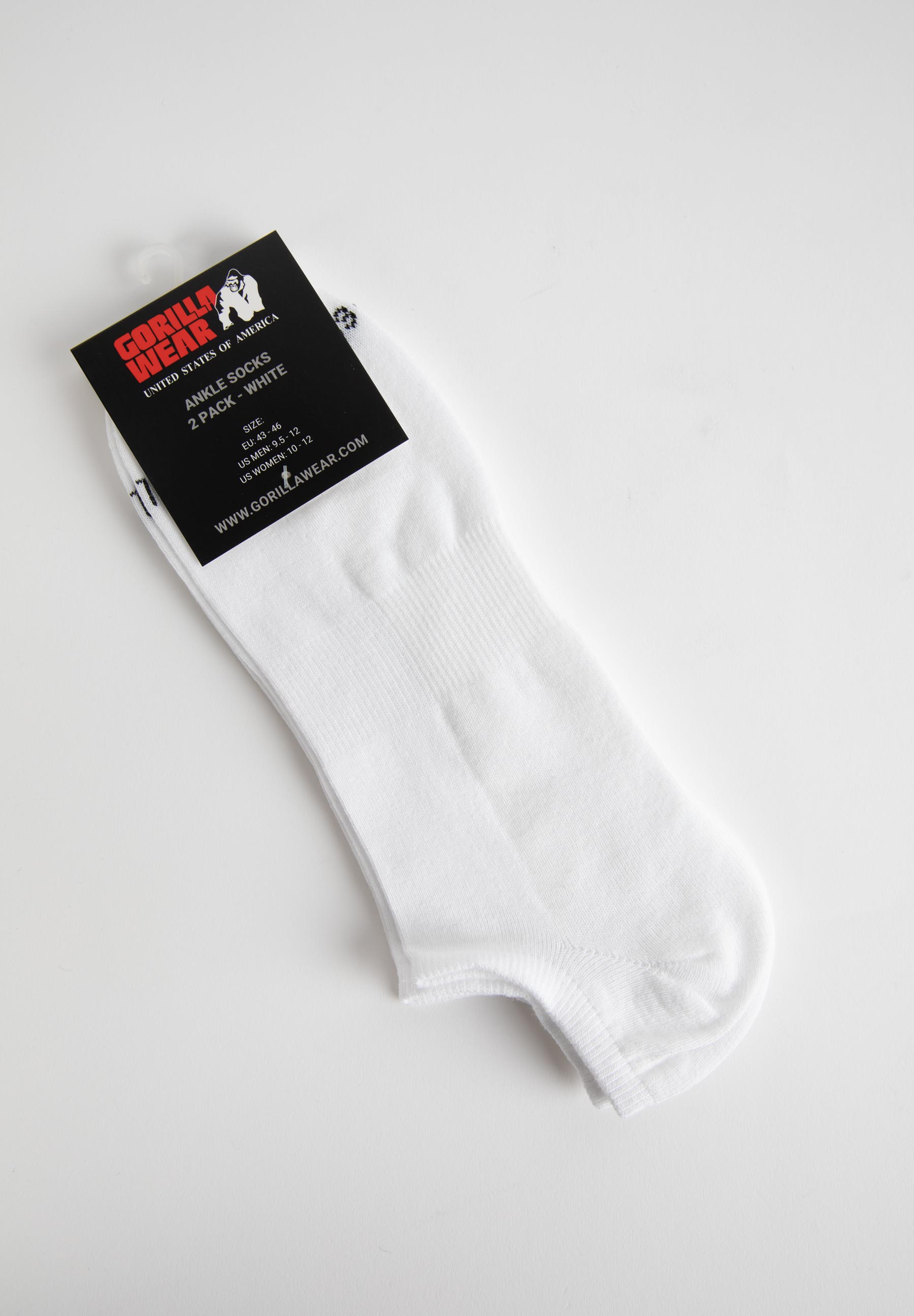 Ankle Socks 2-Pack, white - 3