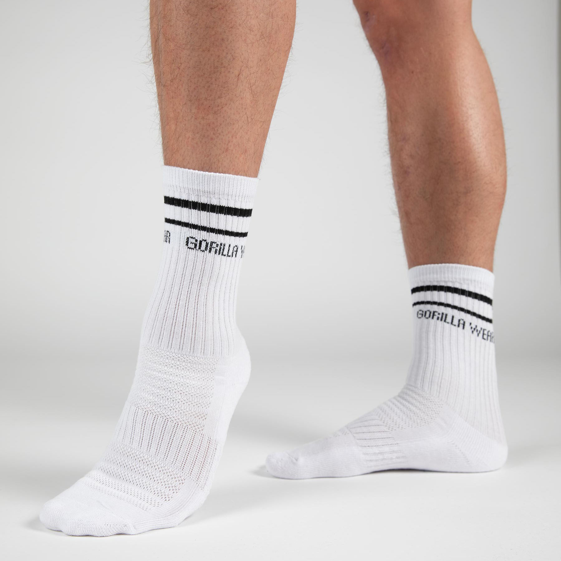 Crew Socks 2-Pack, white - 2