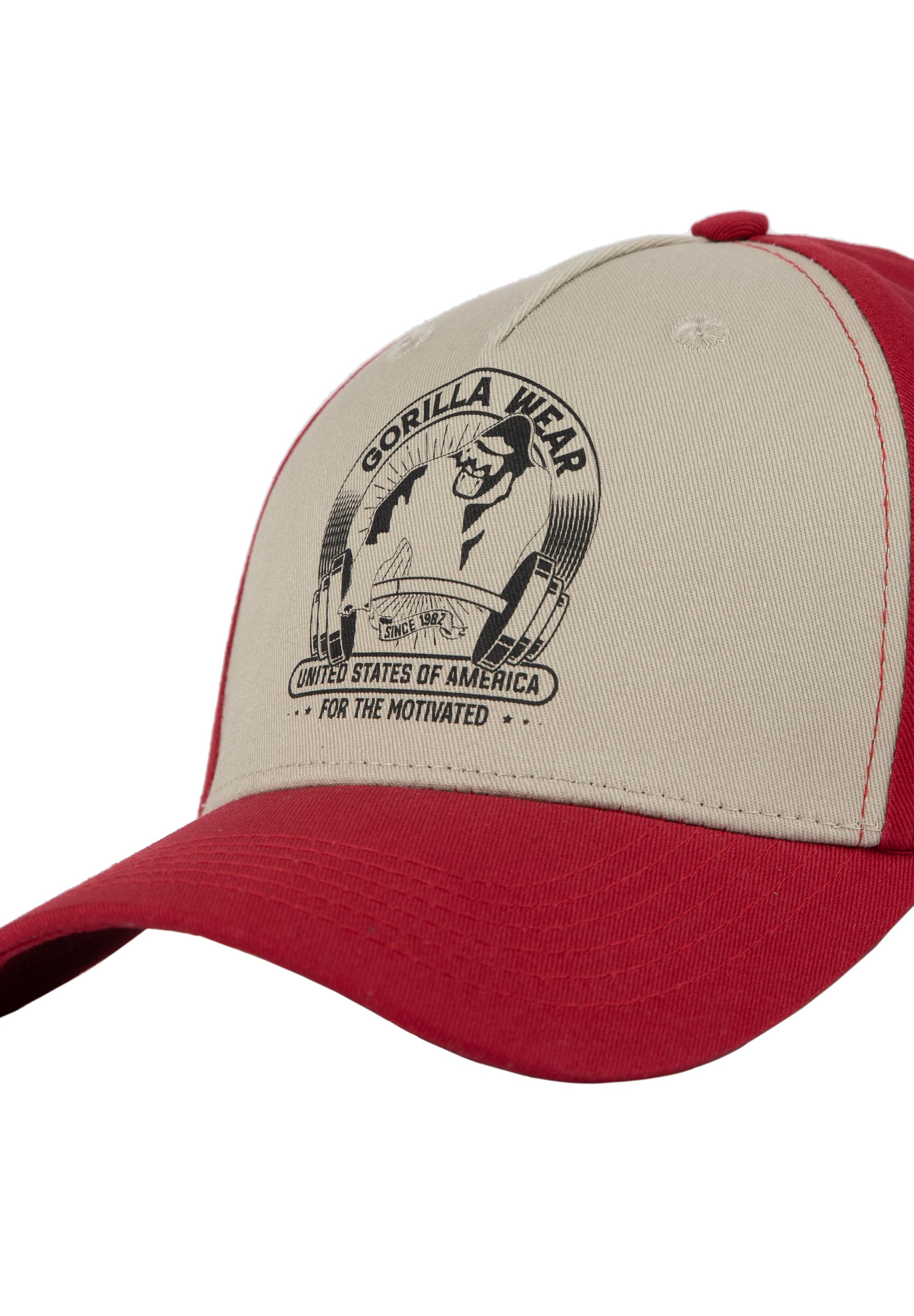 Buckley Cap, red/beige - 5