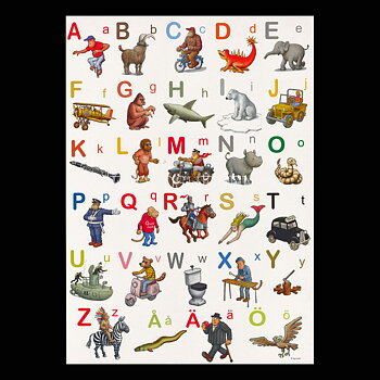 ABC - Jan Lööf - Vykort A4 - BB19