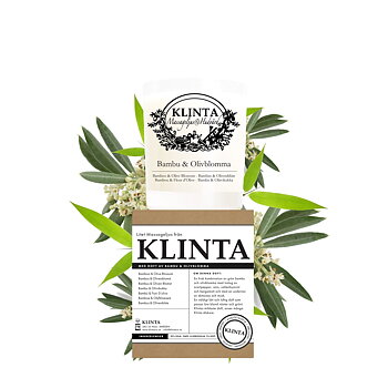 Klinta massageljus/doftljus - Bambu & Olivblomma