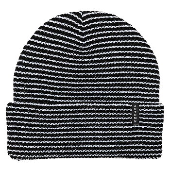 Autumn Beanie - Stripe Black/White