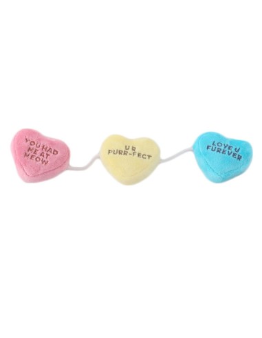 FuzzYard Kattleksak Candy Hearts 15x6cm 