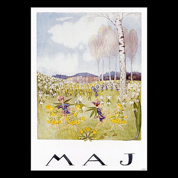 Maj Elsa Beskow - Månadsbild A4 - BB01