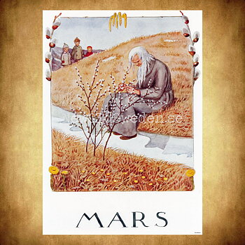 Mars Elsa Beskow - Månadsbild A4 - BB01