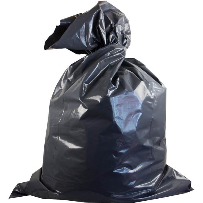 Sopsäck 125L 60my svart 25st/ - 2