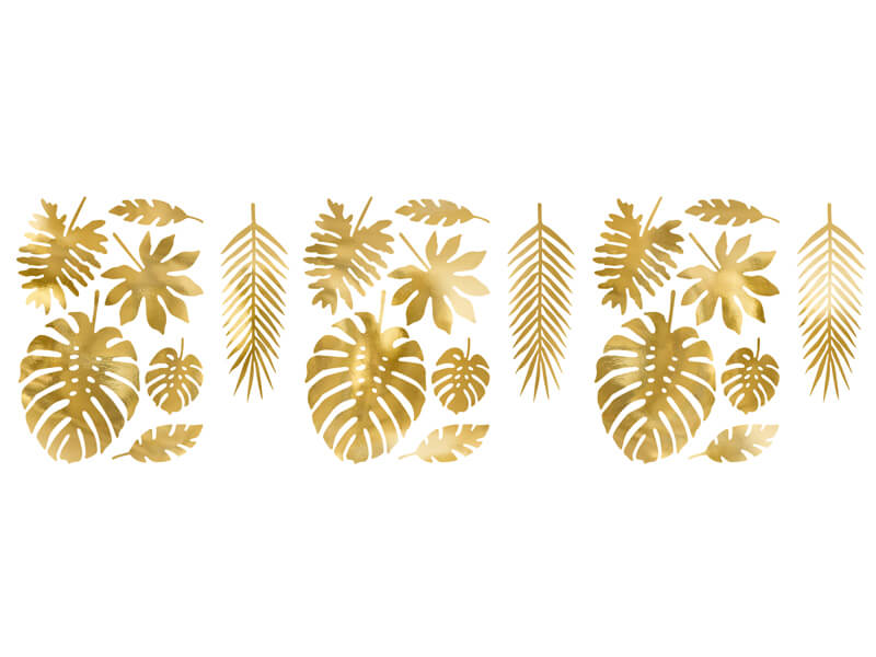 Dekorationskit Blad Guld