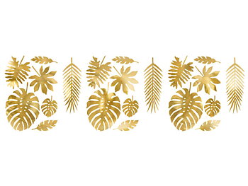 Dekorationskit Blad Guld