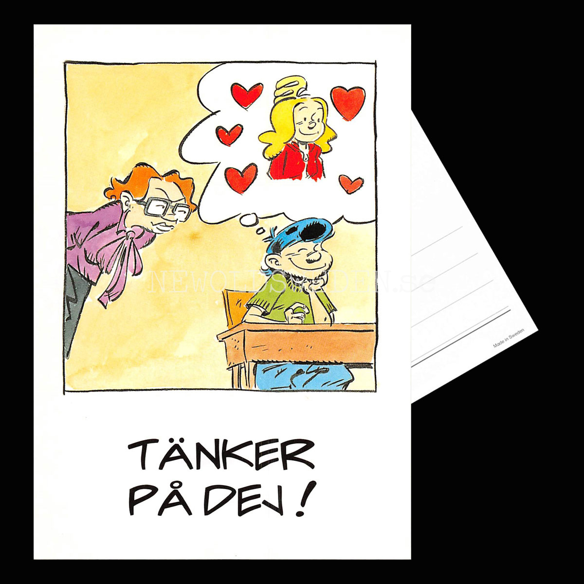 TÄNKER PÅ DEJ! No: 1 - Eva och Adam - Johan Unenge - Vykort - 300 - 3