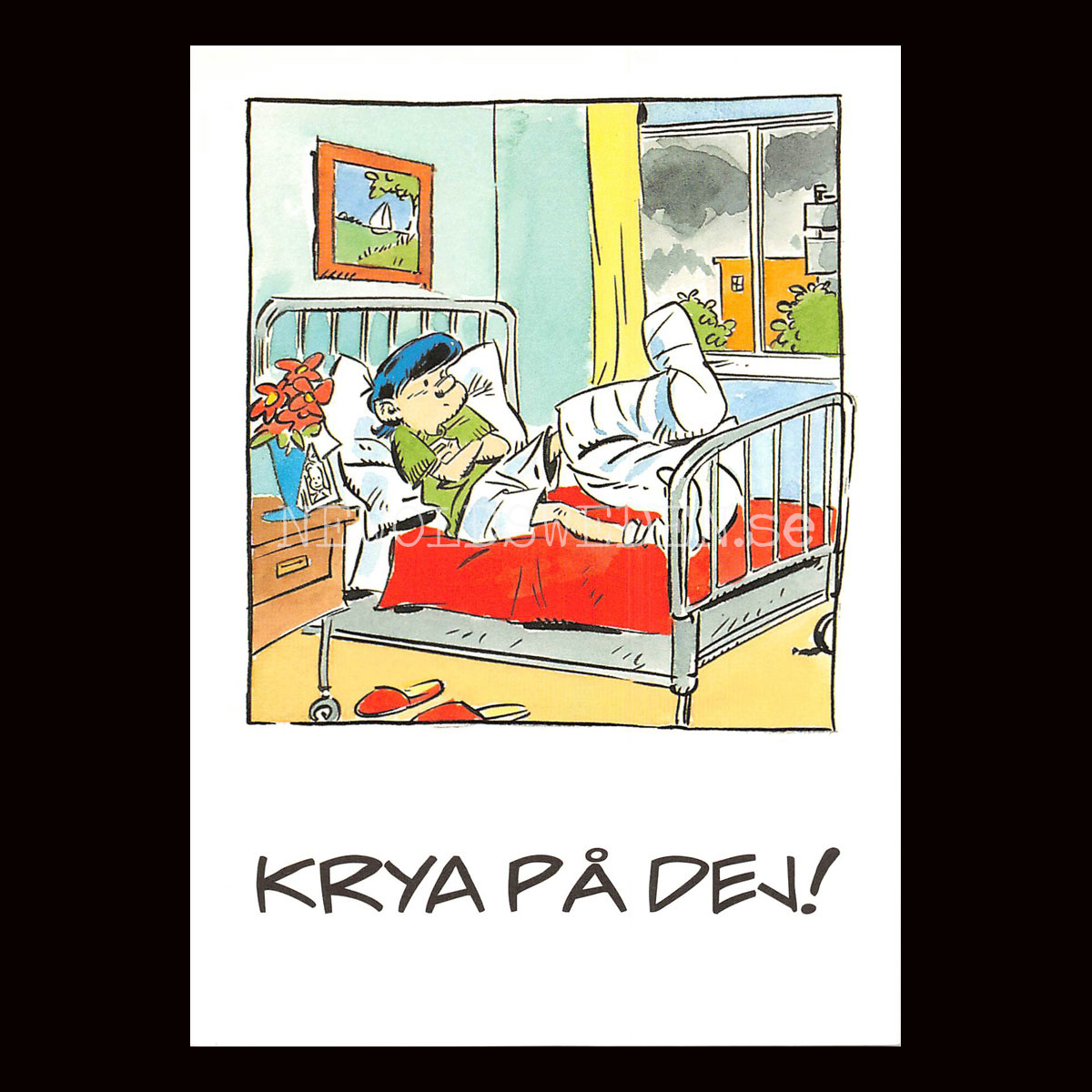 KRYA PÅ DEJ! No: 5 Eva och Adam - Johan Unenge Vykort - 150