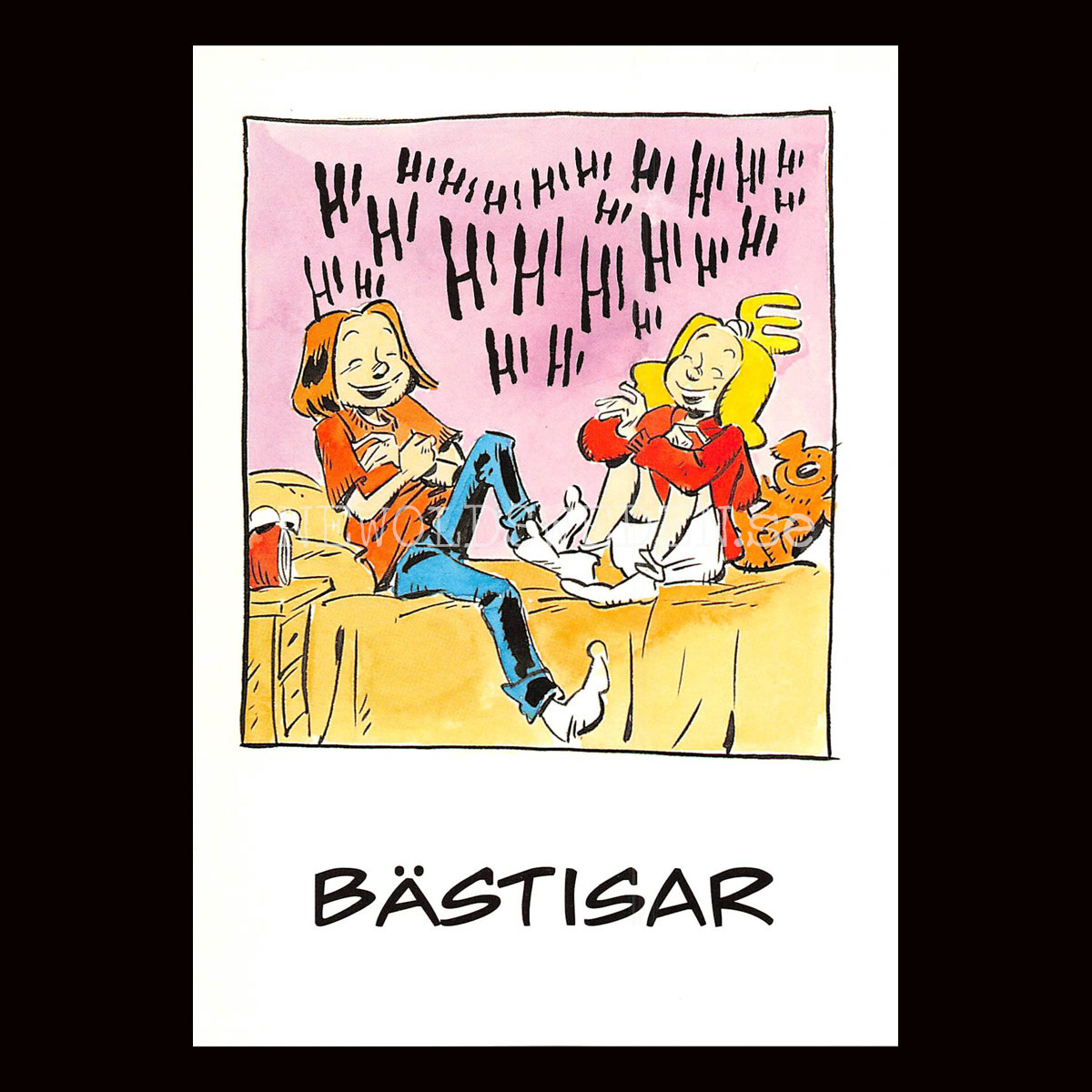 BÄSTISAR No: 6 - Eva och Adam - Johan Unenge - Vykort - 300
