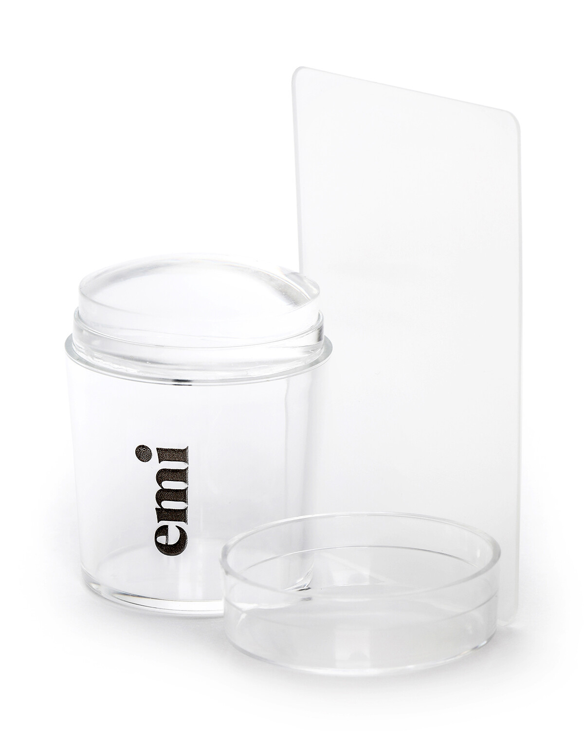Nail stamper with scraper big 