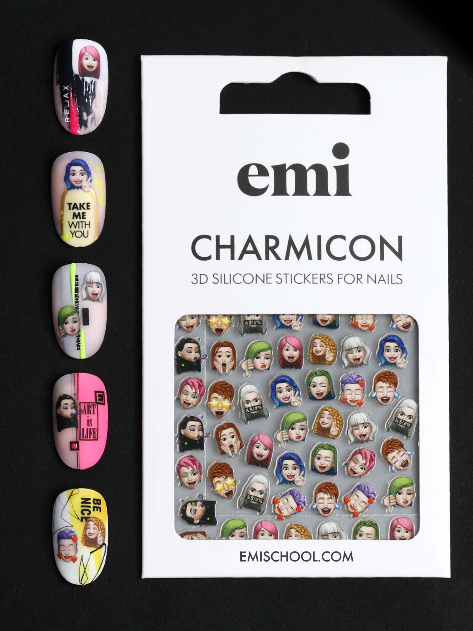 Charmicon 3D Silicone Stickers No. 203 Emoji - 2
