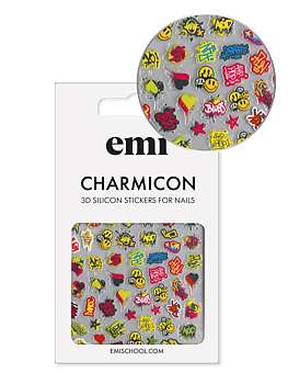 Charmicon 3D Silicone Stickers No. 204 Graffiti
