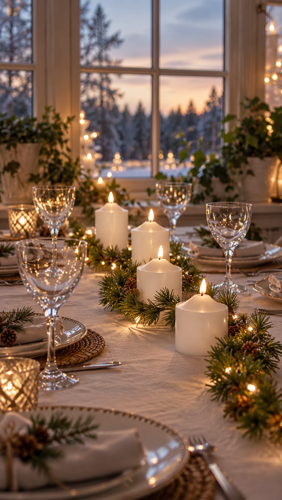 Girlang Lärkträd - Led - 140 cm