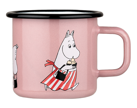 EMALJ MUGG  3,7DL MUMINMAMMA, ROSA
