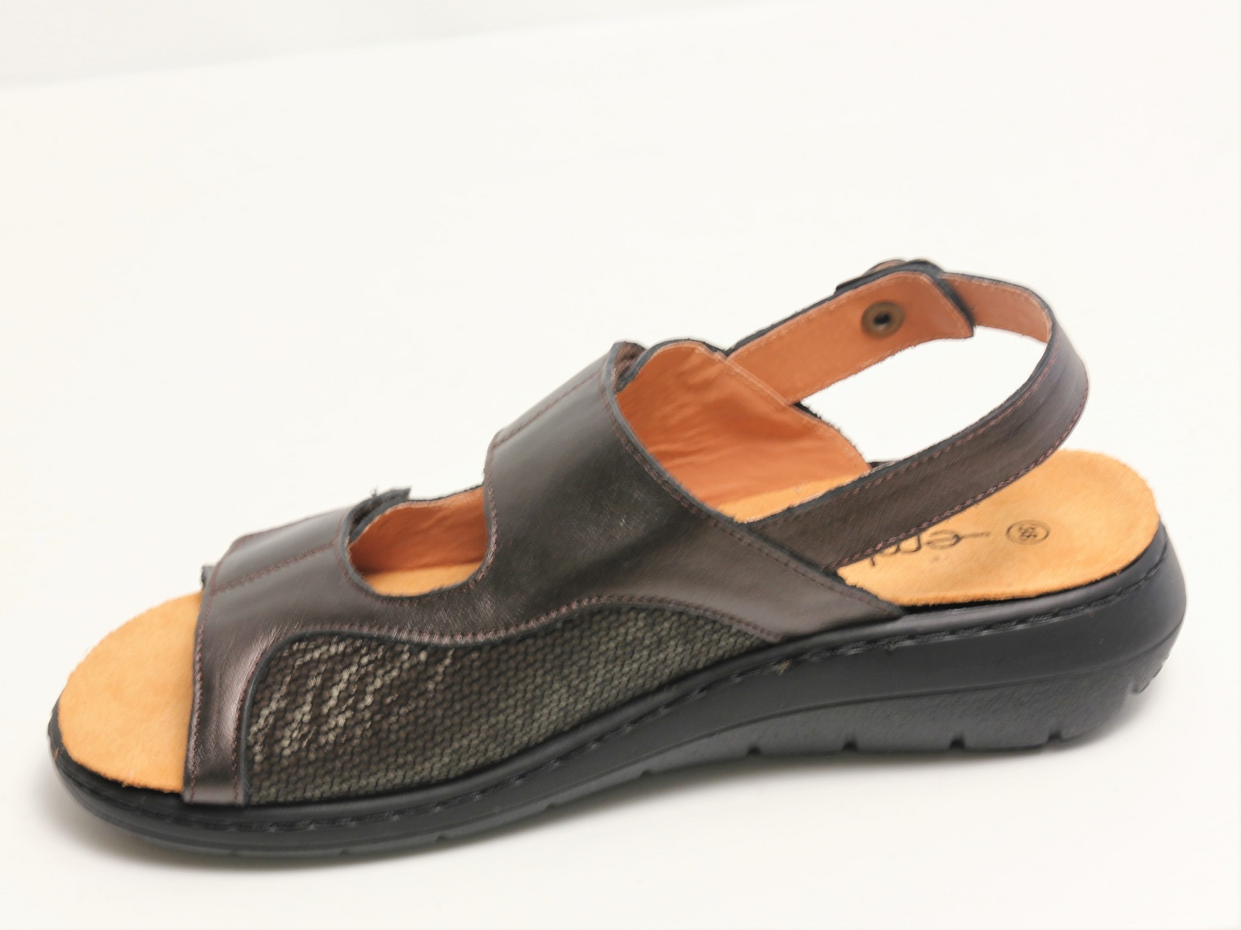 Embla Of Sweden Damsandal Caf Med Elastisk Insida Ergoflex