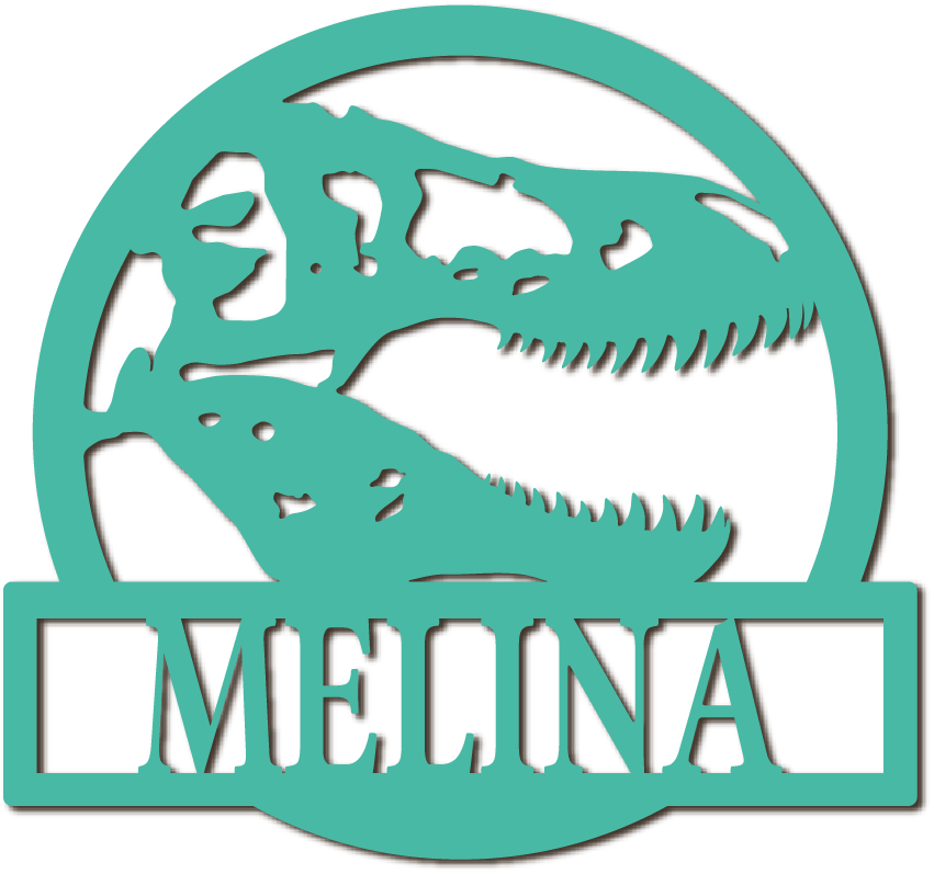 Dinosaurie Träskylt med namn - 7