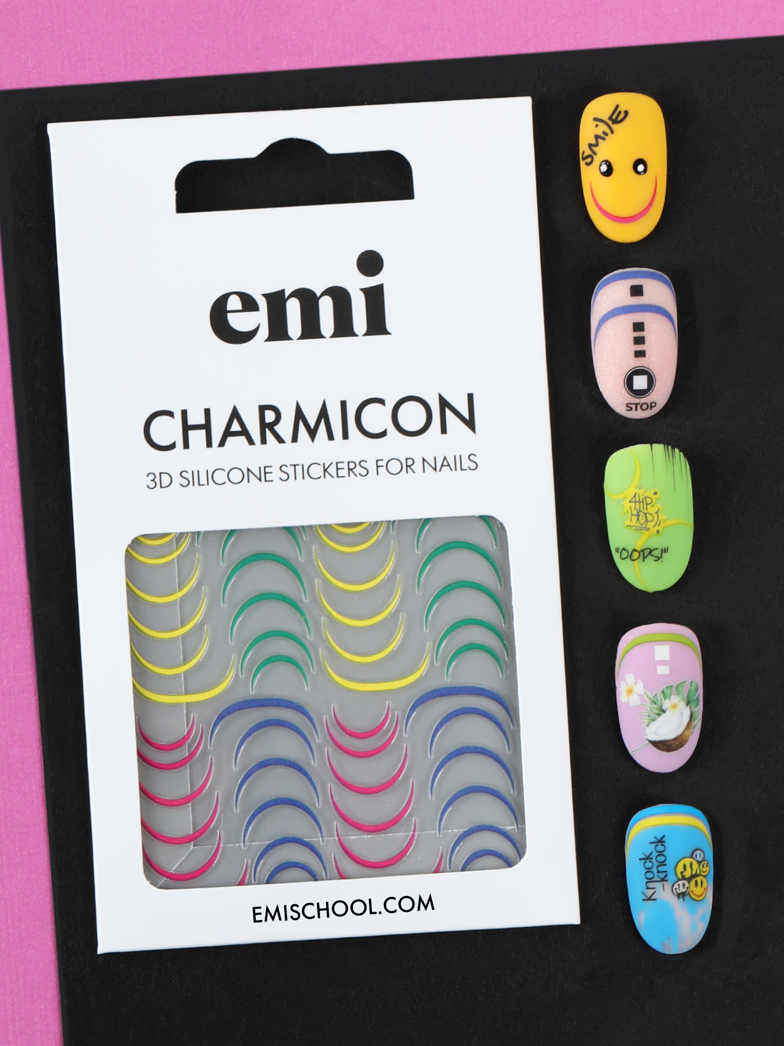 Charmicon 3D Silicone Stickers #205 Bright Lunula - 2