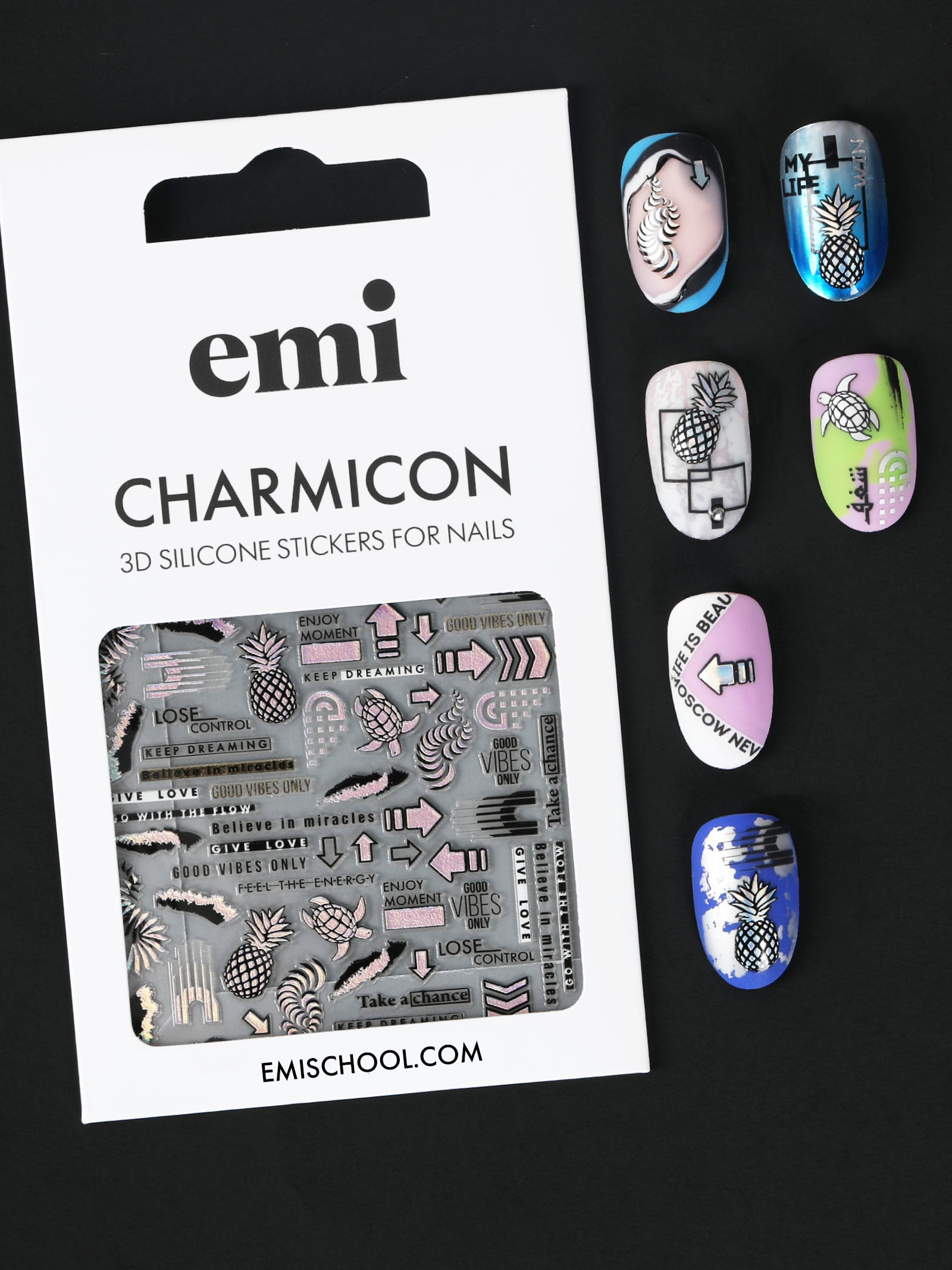 Charmicon 3D Silicone Stickers #213 Reflections - 2