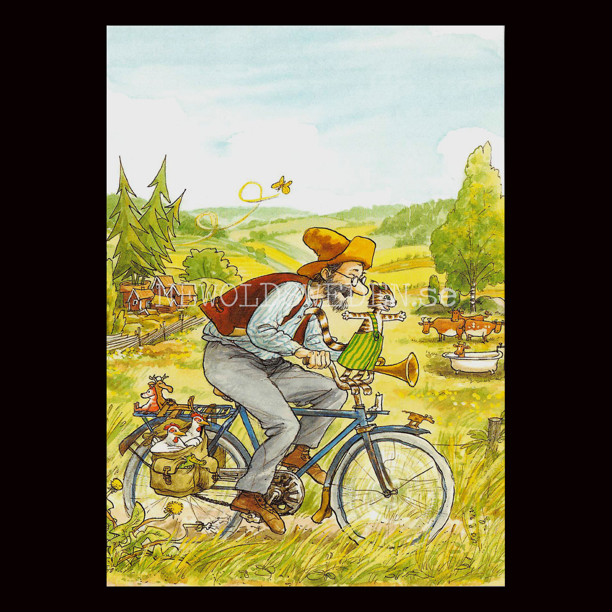 Cykeltur No: 13 - Pettson och Findus - Sven Nordqvist - 150