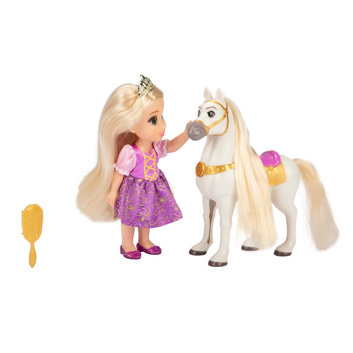 Disney Princess Rapunzel Docka Petite & Maximus - 5