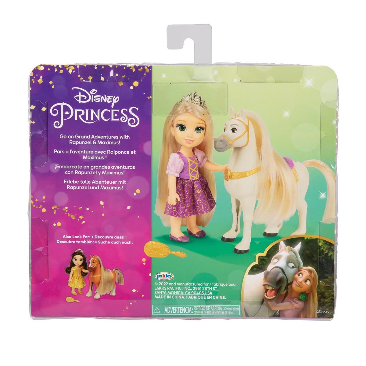 Disney Princess Rapunzel Docka Petite & Maximus - 4