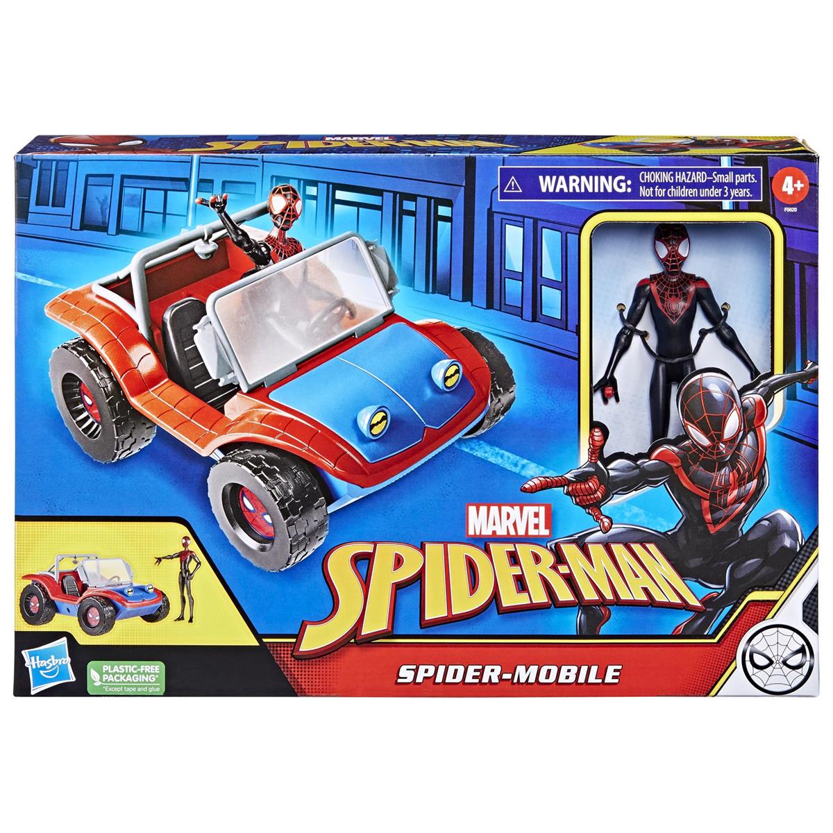Marvel Spider-Man Miles Morales Figur med Fordon