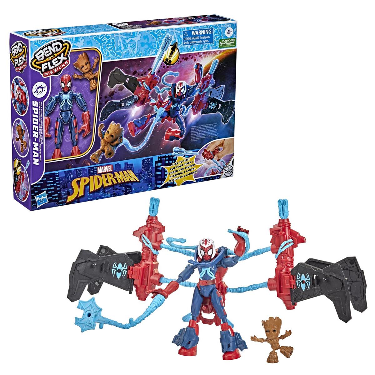 Spider-Man Bend and Flex Space Mission Flex-Jet - 3
