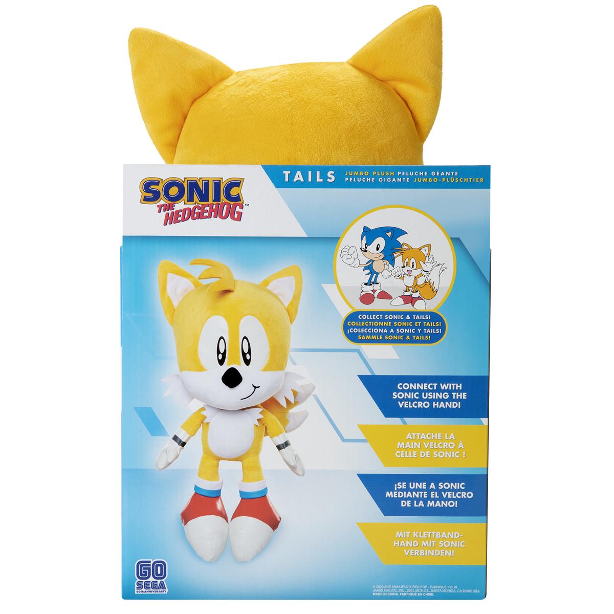 Sonic the Hedgehog Jumbo Plush, Tails 51 cm - 2