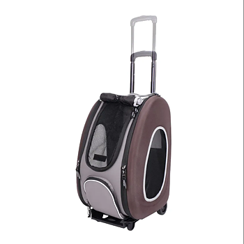  EVA Pet Carrier/Wheeled Carrier – FC1008-BR- Chocolate