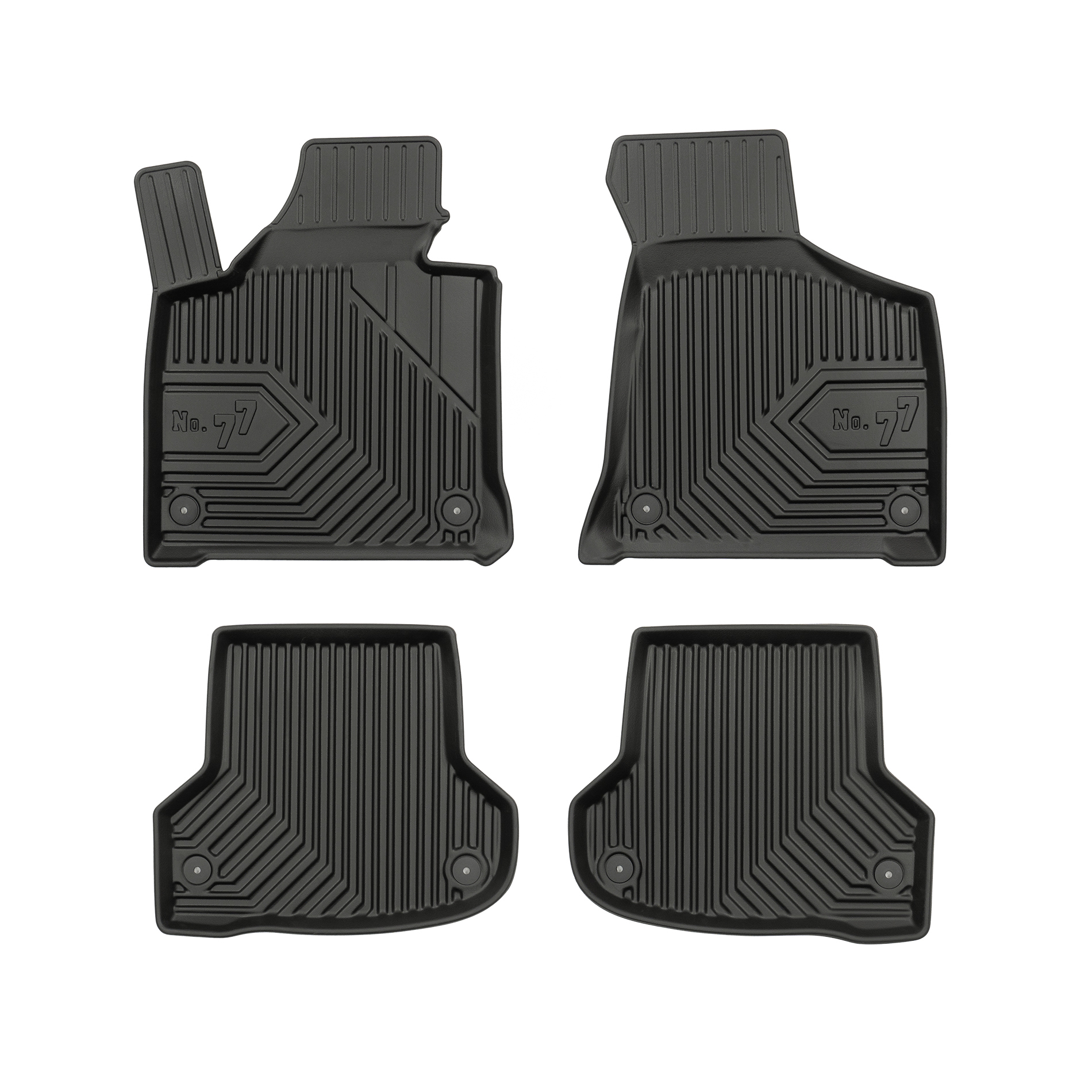 Djupa gummimattor Audi A3 8P Sportback , 2013 - 2020