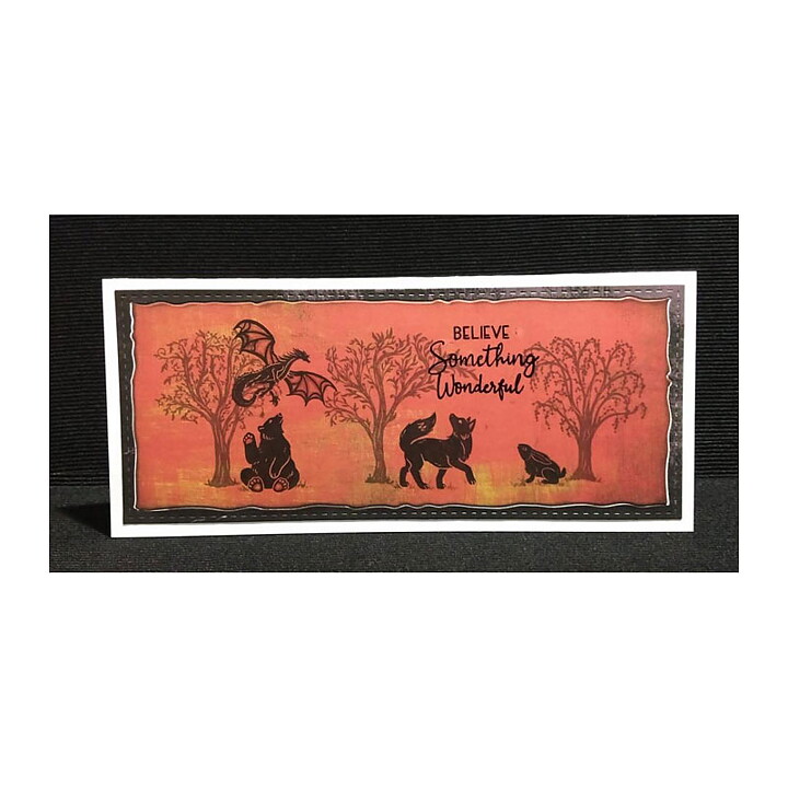 Fairy Hugs Clear Stamps - Mini Arched Tree