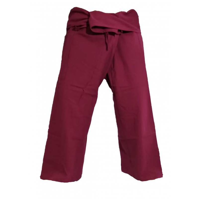 Fiskarbyxor / Fisherman pants Vin röd