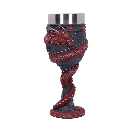 Röd drake Chalice/Bägare - 20cm