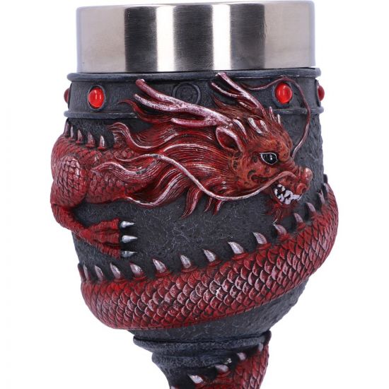 Röd drake Chalice/Bägare - 20cm - 2