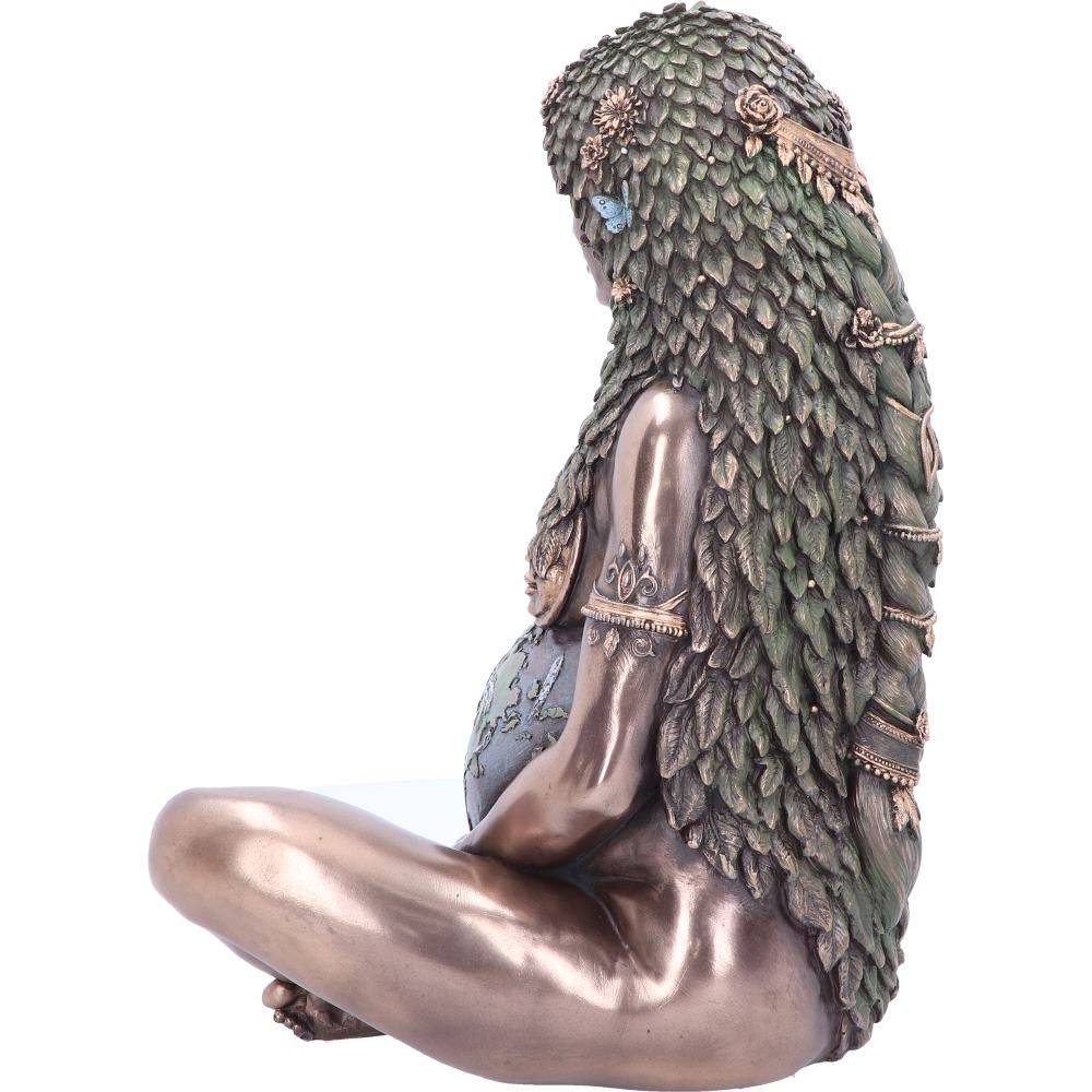 Bronsfärg Moder Jord  Figur  - 30cm - 3