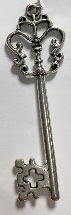 Nyckel Ornament 6cm Silver