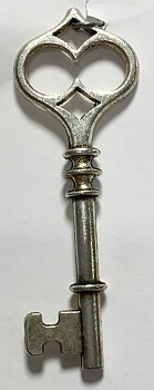 Nyckel Dekor 6cm Silver