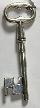 Nyckel Enkel 5,8cm Silver