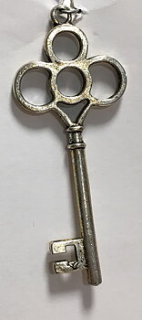 Nyckel Dekor 6,5cm Silver