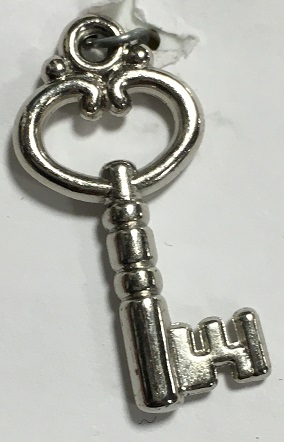 Nyckel Dekor 2,5cm Silver