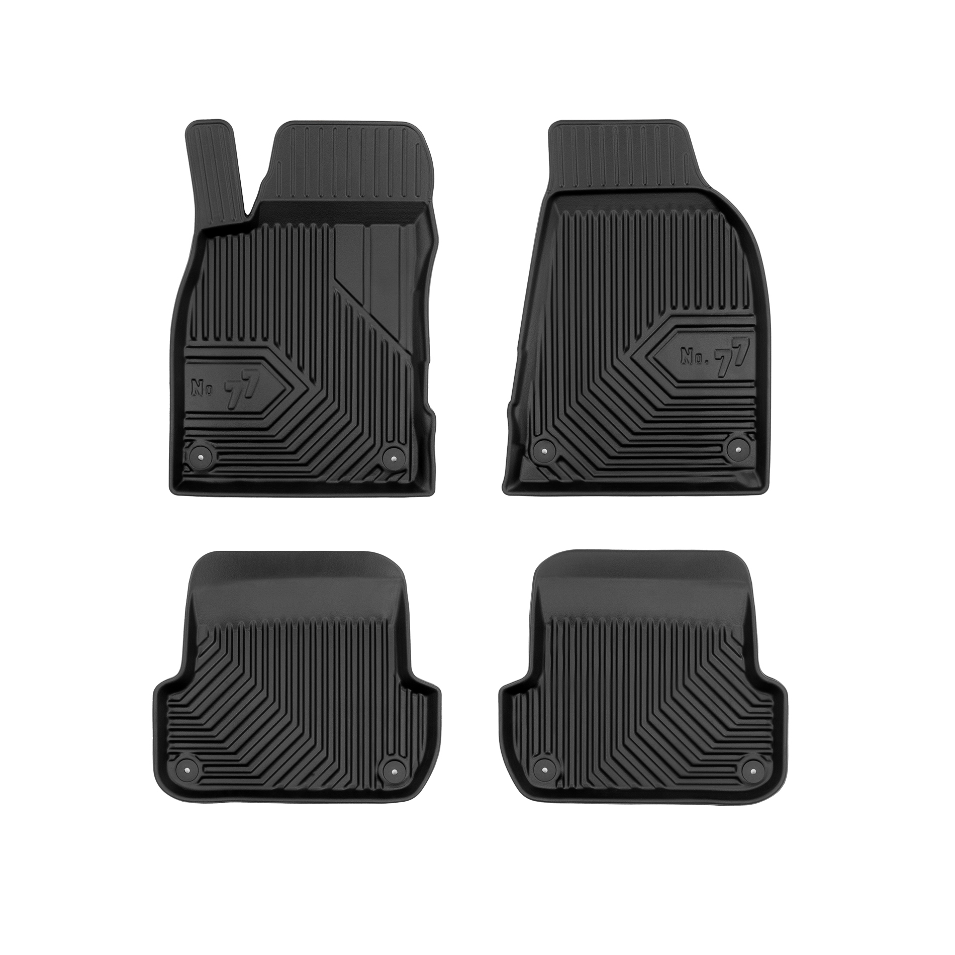 Djupa gummimattor Audi RS4  B7, 2006 - 2008